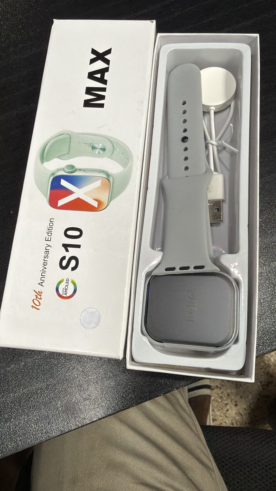 S10 Max Laxasfit Smart Watch – 2.29" AMOLED Display, NFC & Bluetooth Calling